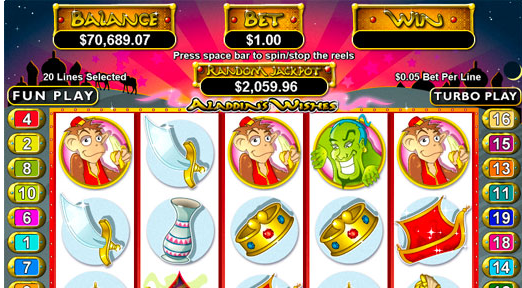 Review Slot Online Aladdin's Wished